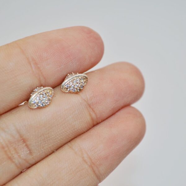 Aretes Saturno Brillante