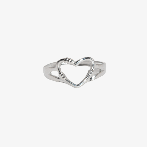 Anillo Corazón Cuerda